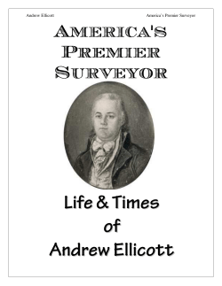 Life and Times of Andrew Ellicott
