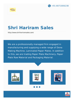 fully automatic paper plate machine
