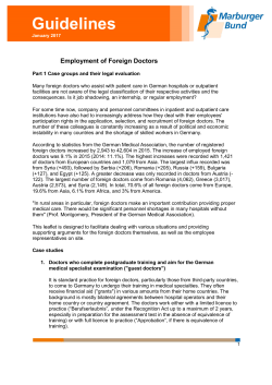 Guidelines - Marburger Bund