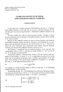 Close-to-convex functions and linear