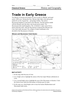 Trade in Early Greece