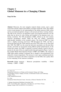 Global Monsoon in a Changing Climate