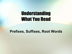 Understanding Vocabulary Words