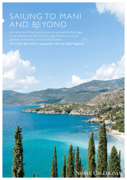 SaiLiNg to MaNi aND BeyoND