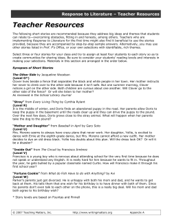 Teacher Resources