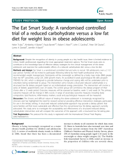 The Eat Smart Study: A randomised controlled trial of a reduced