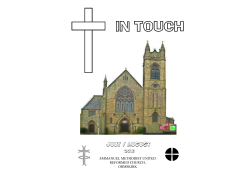 in touch booklet JULY - AUGUST 2016 NO 18