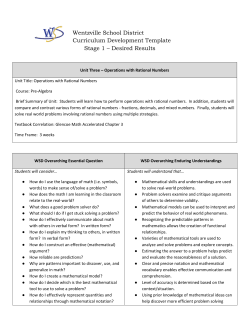 Unit 3 Operations With Rational Numbers.docx - Wentzville R