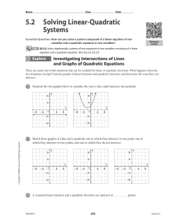 5 . 2 Solving Linear