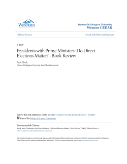 Presidents with Prime Ministers: Do Direct