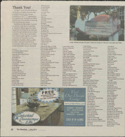 Thank You! - North Carolina Newspapers