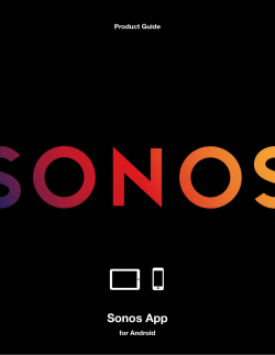Sonos App for Android