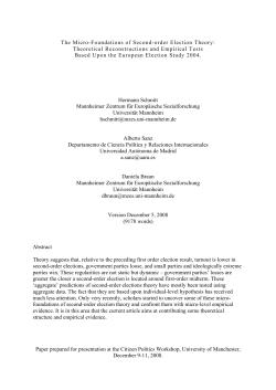 Micro-foundations of second