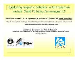 Exploring magnetic behavior in 4d transition metals: Could Pd being