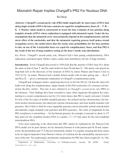 Mismatch Repair Implies Chargaff`s PR2 For Nucleus DNA