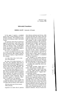 Inferential Soundness