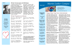 newsletter - Martin Luther Campus