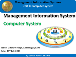 Management Information System Computer System