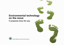 Environmental technology on the move