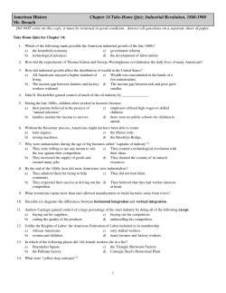 ExamView - Chapter 14 TH Quiz 0910