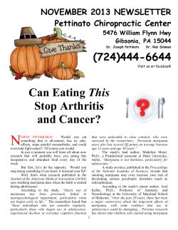Can Eating This Stop Arthritis and Cancer?