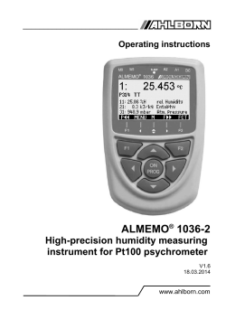 almemo® 1036-2 - Ahlborn Meß