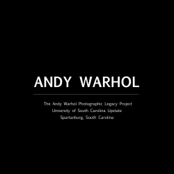 andy warhol - USC Upstate