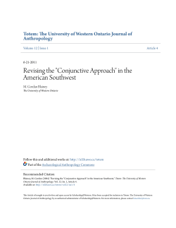 Revising the "Conjunctive Approach" in the American Southwest