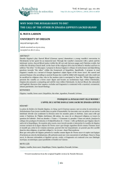 the call of the other in zinaida gippius`s sacred blood