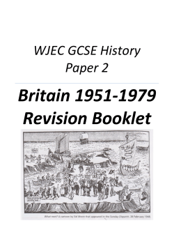Britain Revision Guide - Crown Hills Community College