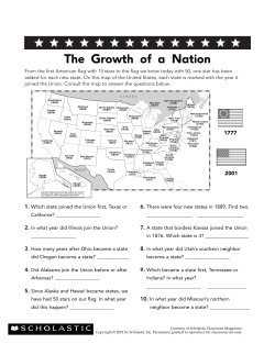 The Growth of a Nation