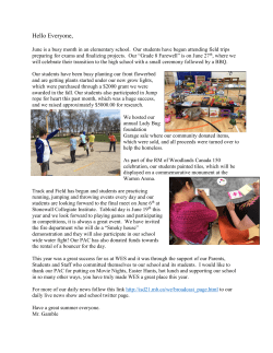 school newsletter