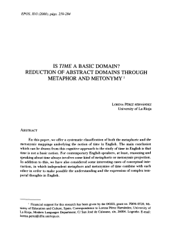 Is Time a Basic Domain? - Revistas Científicas de la UNED