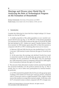 4 Marriage and Divorce since World War II