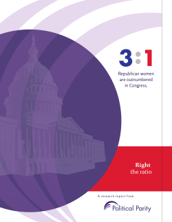 Full Report - Political Parity