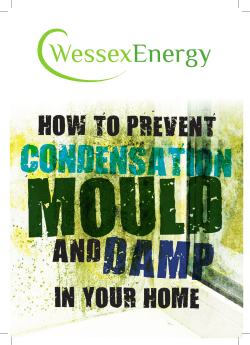 How to prevent damp, mould and condensation in