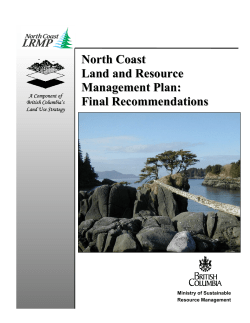 North Coast Land and Resource Management Plan: Final
