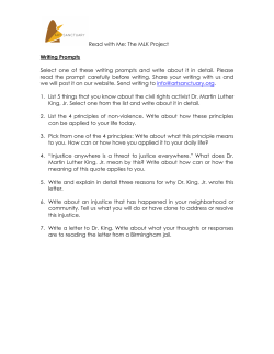 Read suggested writing prompts