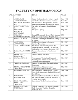 faculty of ophthalmology - npmcn - National Postgraduate Medical