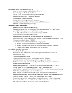 Beowulf, Entire Synopsis