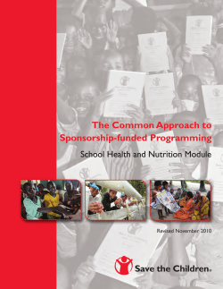 Common Approach to Sponsorship-funded