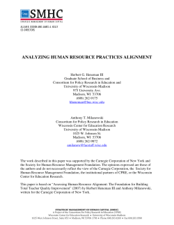 analyzing human resource practices alignment