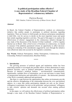 Is political participation online effective? - Inter