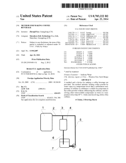Method for making coffee beverage