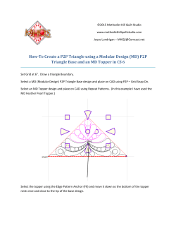 Modular Design (MD) - Methodist Hill Quilt Studio