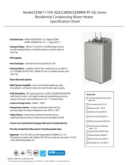 EZ Series Spec Sheet