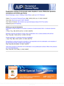 Evaporative cooling of microscopic water droplets in vacuo