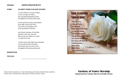 gardens of venice 1 pm - Trinity Presbyterian Church