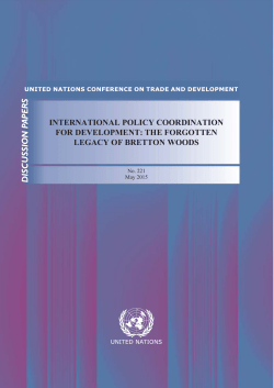 International Policy Coordination for Development: The