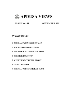 to the PDF file. - South African History Online